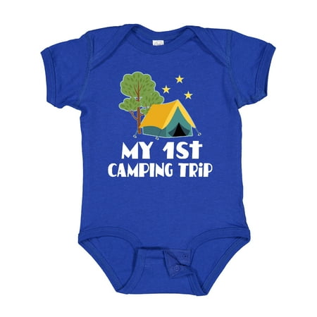 

Inktastic My 1st Camping Trip Gift Baby Boy or Baby Girl Bodysuit