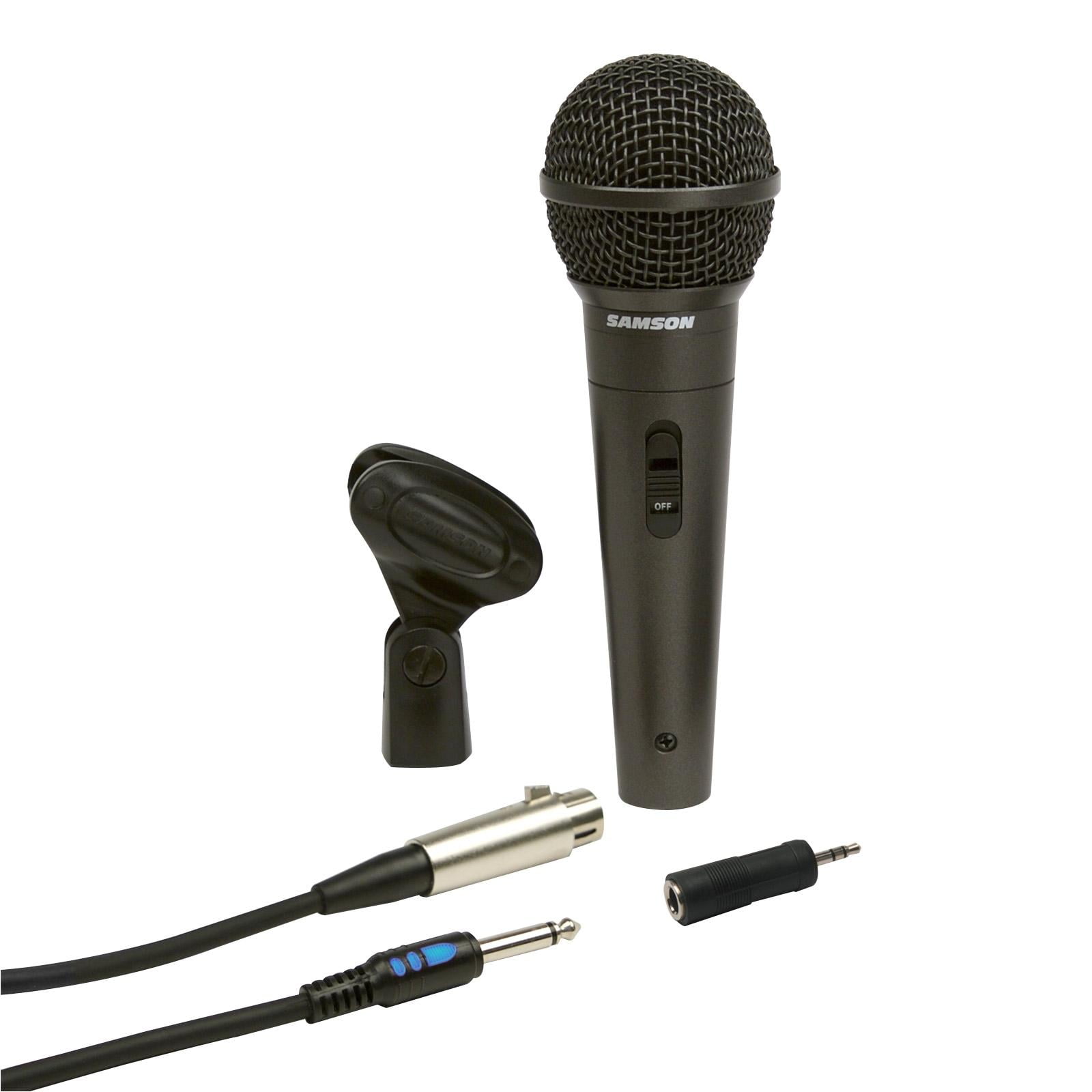 Samson M10 Handheld Dynamic Vocal Microphone with Microphone Boom Stand Package