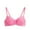 Hot Pink, variant on POIUYTR Women's Minimizer Lace Underwire Bra - Full Coverage Comfortable Support Bra for All-Day Wear