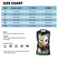 thumbnail image 6 of Invader Zim Men's Tank Top Lightweight Summer Sleeveless Tee Shirt Muscle Tank Tops Workout T-Shirts Casual Athletic Undershirts, 6 of 7