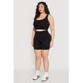 thumbnail image 3 of Womens Plus Size Seamless Biker Shorts, 3 of 5