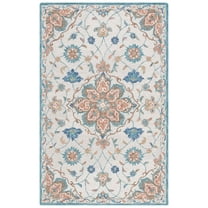 SAFAVIEH Blossom Vernon Floral Area Rug, Beige/Blue, 3' x 5'