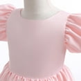 thumbnail image 5 of Xiaowennn Kids Toddler Baby Girls Spring Summer Solid Ruffle Sleeveless Dress Children's Day Clothing 4 Years Old Girl Clothes, 5 of 8