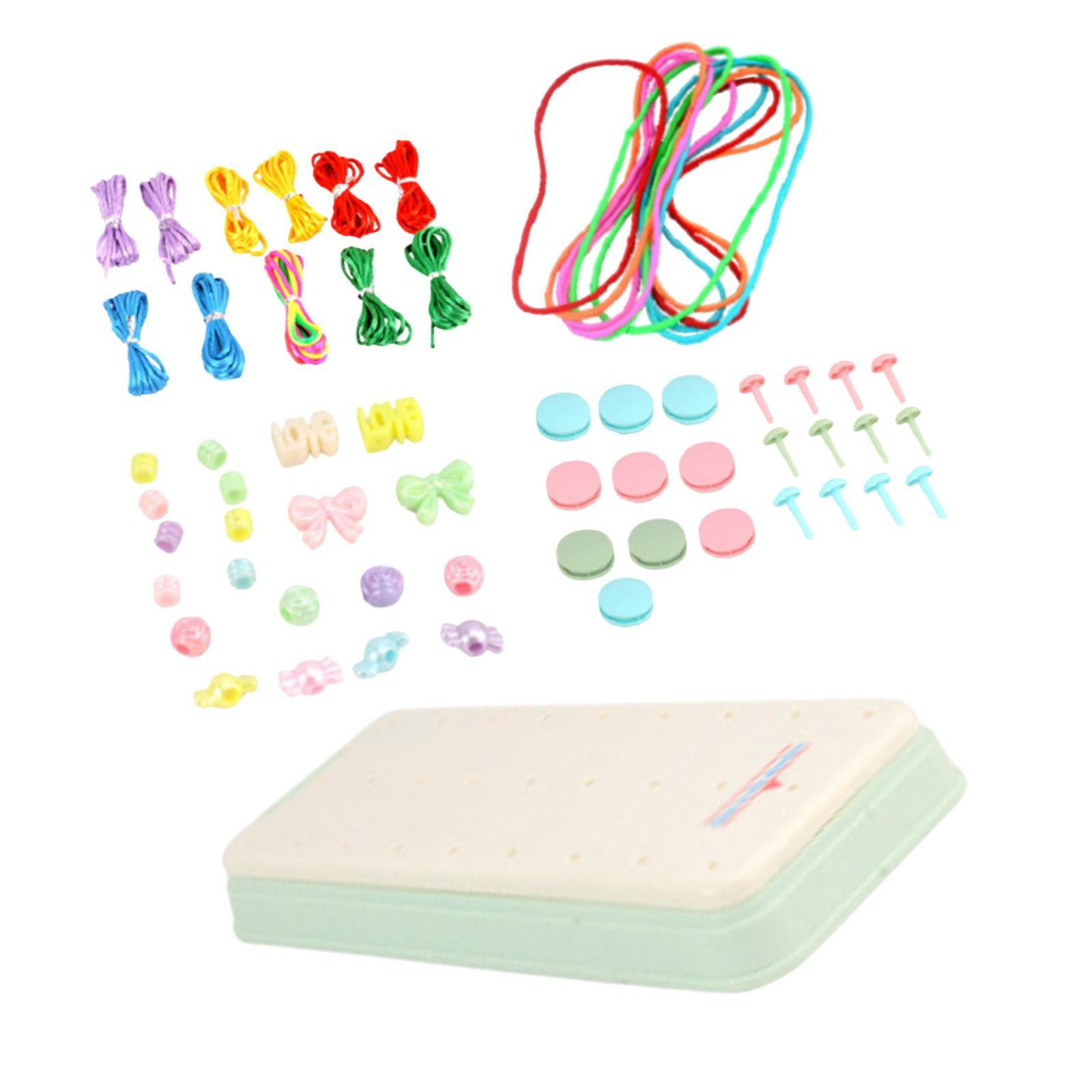 balikha DIY Bracelet Making Bracelet Making Colorful DIY Friendship Bracelet Maker Crafting Toy for Kids for Adults Teen Party Supply green
