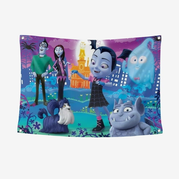 Vampirina Banner Background Backdrop 3.28*4.92FT/100*150CM