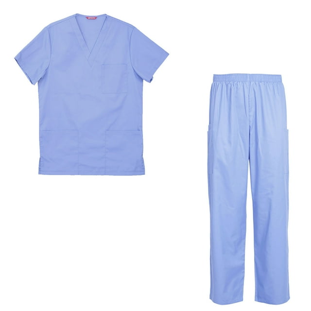 Ensemble de Sarraus pour Hommes Haut de Sarrau et Pantalon Ensemble de Sarraus