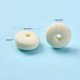 thumbnail image 3 of 1Strand Handmade Polymer Clay Beads Strands for DIY Jewelry Crafts Supplies Flat Round Beige 6~7x3mm Hole: 1.5mm about 113~116pcs/strand 15.55 inch~16.14 inch, 3 of 7