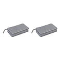 thumbnail image 3 of Injueey ABS DVD Disc Holder - Caja de CD duradera e impermeable con cremallera Caja de almacenamiento portátil Gris 80 piezas Gris 80 piezas 2piezas, 3 of 6
