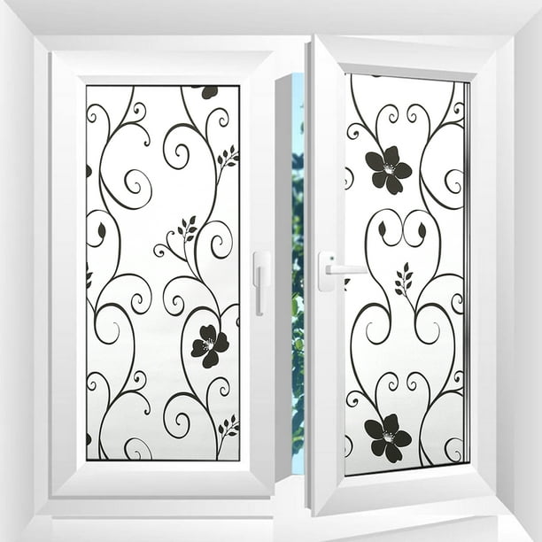 Nonsticky Window Films PVC Privacy Anti UV Static Cling Glass Sticker