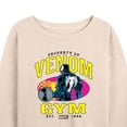 thumbnail image 3 of Marvel Venom - Gym - Women's French Terry Pullover Sweatshirt, 3 of 5