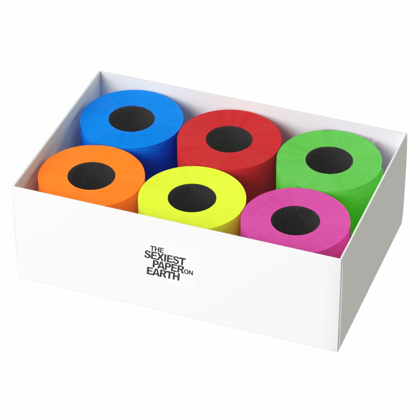 Renova Colored Toilet Paper 6 Rolls Gift Box 3Ply Multicolor