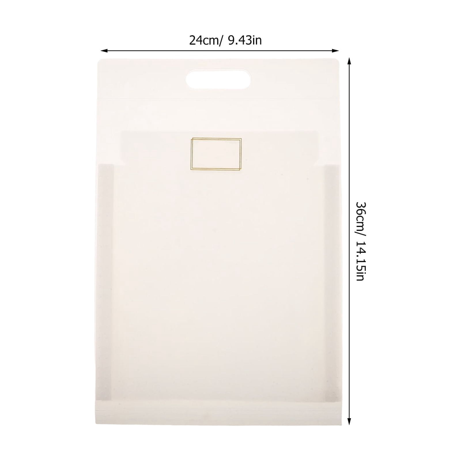 LOLIPPYY 4-Pack Expandable Accordion File Folder Organizer, White Plastic Document Storage for Office and Home Filing System
