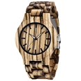 thumbnail image 1 of Reloj Dentily de Madera para Hombre, Cuarzo Natural Hecho a Mano, 1 of 6