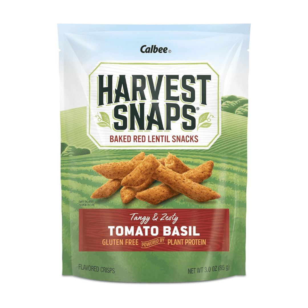 Variety Pack Harvest Snaps Veggie Chips, 4 Flavor Assortment - Zesty Ranch, Tomato Basil, Mango Chili Lime, Black Pepper - Healthy Baked Veggie Snack, Gluten-Free, High Fiber, 4 Pack