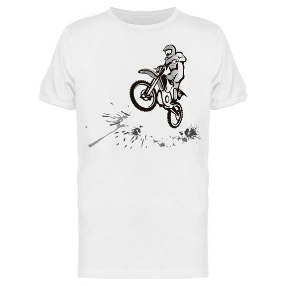 Dirt Motocross T-Shirt Men -Image by Shutterstock, Male Large