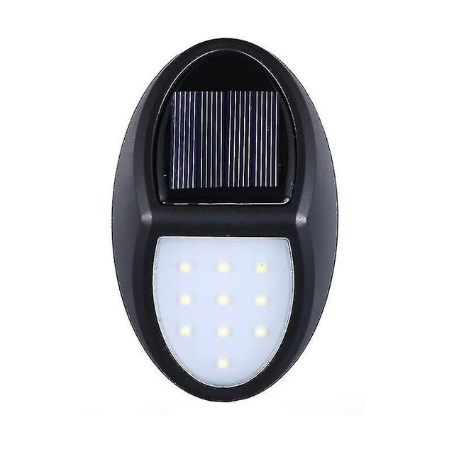 Solar Light Outdoor, 10 Led Solar Wall Light Led, Ip65 Waterproof Solar Powered Outdoor Lights With Twilight Sensor For Patio, Garden, Yard, Stairs [e