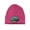 Hot Pink, variant on Shark Patch Cuffed Beanie - Black
