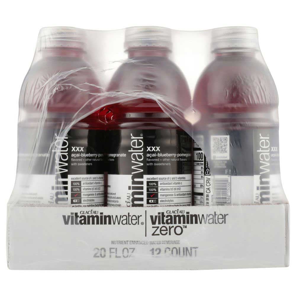 Glaceau XXX Acai Blueberry Pomegranate Vitamin Water, 20 Fluid Ounce -- 12 per Case.
