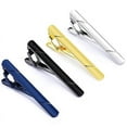 thumbnail image 1 of Clips de corbata para hombres, juego de barra de corbata negra, dorada, azul, gris y plateada para corbatas regulares, ideas de regalo en caja de lujo (estilo elegante), 1 of 5