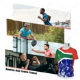 thumbnail image 6 of Exclusive design South Africa Flag Grain 3D Printed Men For Running Bike Soccer Tennis Fitness Sports tshirt Mesh Short T-shirt, 6 of 15