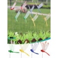thumbnail image 4 of 24pcs Simulated Dragonflies, Rod On Dragonflies For Outdoors Dragonflies Garden Decor, Large plastic simulation Dragonflies, Suitable for Home and Festival Decor, 4 of 9