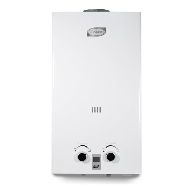 Calentador De Agua Instantáneo Evans 12 L/m Gas Lp 2 Serv