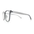 thumbnail image 5 of Nerdy Large Horn Rim Rectangular Blue Light Filtering Computer Eyeglasses Slate, 5 of 8