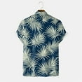 thumbnail image 7 of Mens Hawaiian Shirt Short Sleeve Button Down Shirts Tropical Floral Summer Beach Shirts,S-3XL, 7 of 7