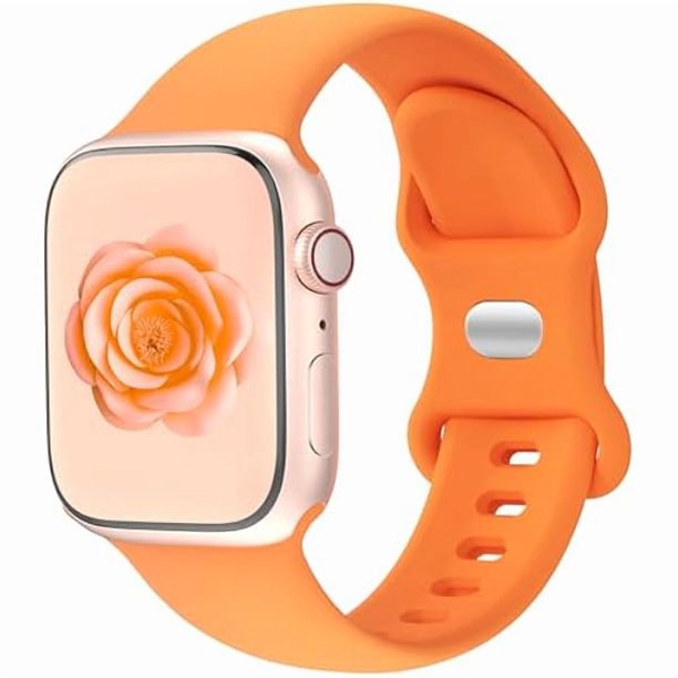 wonima44 Sport Band Compatible with Apple Watch Bands 38mm 40mm 41mm 42mm 44mm 45mm 46mm 49mm, Soft Silicone Waterproof Strap Wristband for iWatch Ultra Series 10 9 8 SE 7 6 5 4 3 2 1 Women Men
