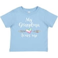 thumbnail image 3 of Inktastic My Grandma Loves Me- Heart Grandchild Boys or Girls Baby T-Shirt, 3 of 5