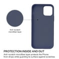thumbnail image 2 of Dteck iPhone 12 Pro Max Case, Ultra Slim Fit iPhone Case Liquid Silicone Gel Cover Anti-Scratch Shockproof Case Compatible with Apple iPhone 12 Pro Max 6.7", Midnight Blue, 2 of 6