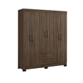 thumbnail image 1 of Ropero Closet Moderno 6 Puertas y 2 Cajones NT5130 Nogal, 1 of 6