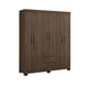 thumbnail image 1 of Ropero Closet Moderno 6 Puertas y 2 Cajones NT5130 Nogal, 1 of 6