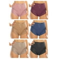 thumbnail image 4 of Women's 12 Pack Lace Detailing Hi-Waisted Microfiber Shaping Briefs (L), 4 of 4