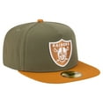 thumbnail image 3 of Men's New Era  Olive/Brown Las Vegas Raiders Color Pack A-Frame 59FIFTY Fitted Hat, 3 of 5
