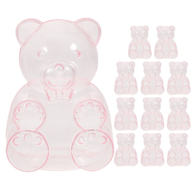 KAKOWELY 12 cajas de dulces para baby shower con forma de oso, cajas de chocolate para empacar, cajas de recuerdos para fiestas.