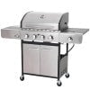 Stainless Steel-4 Burners