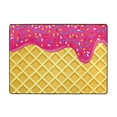 thumbnail image 7 of Area Rugs For Living Room Decor - Red Ice Cream Soft Anti Slip Throw Washable Rugs 5x7 For Bedroom, Indoor Carpet For Bedroom Living Room 80x58In, 7 of 7