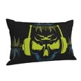 thumbnail image 2 of King Dj Skull Pillowcase 16x24 Rectangle Throw Pillow Case Cover Cushion with Hidden Zipper for Sofa Couch Car, 2 of 2
