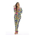 thumbnail image 1 of #followme Winter Print Adult Onesie (Ducky, X-Large), 1 of 3