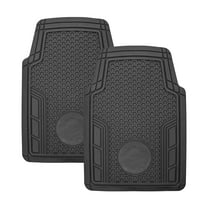 Hot Wheels Premium Honeycomb Design 2pc Rubber Floor Mat Set. Ideal for Cars, Trucks and SUV's.