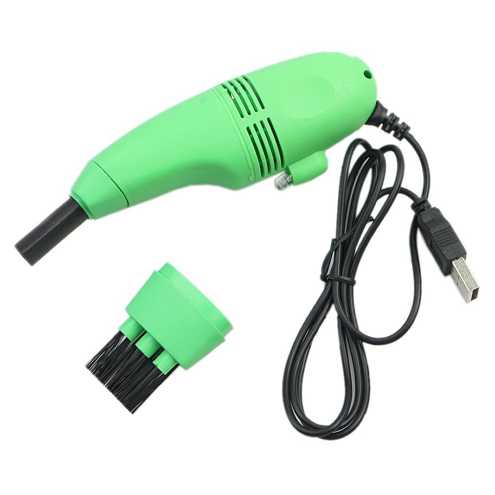 HERCHR 5 Colors Mini USB Keyboard Vacuum Cleaner With Brush Dust