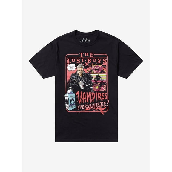 The Lost Boys Comic Book Art T-Shirt, Unisex Short Sleeve Shirt, Size S-5XL