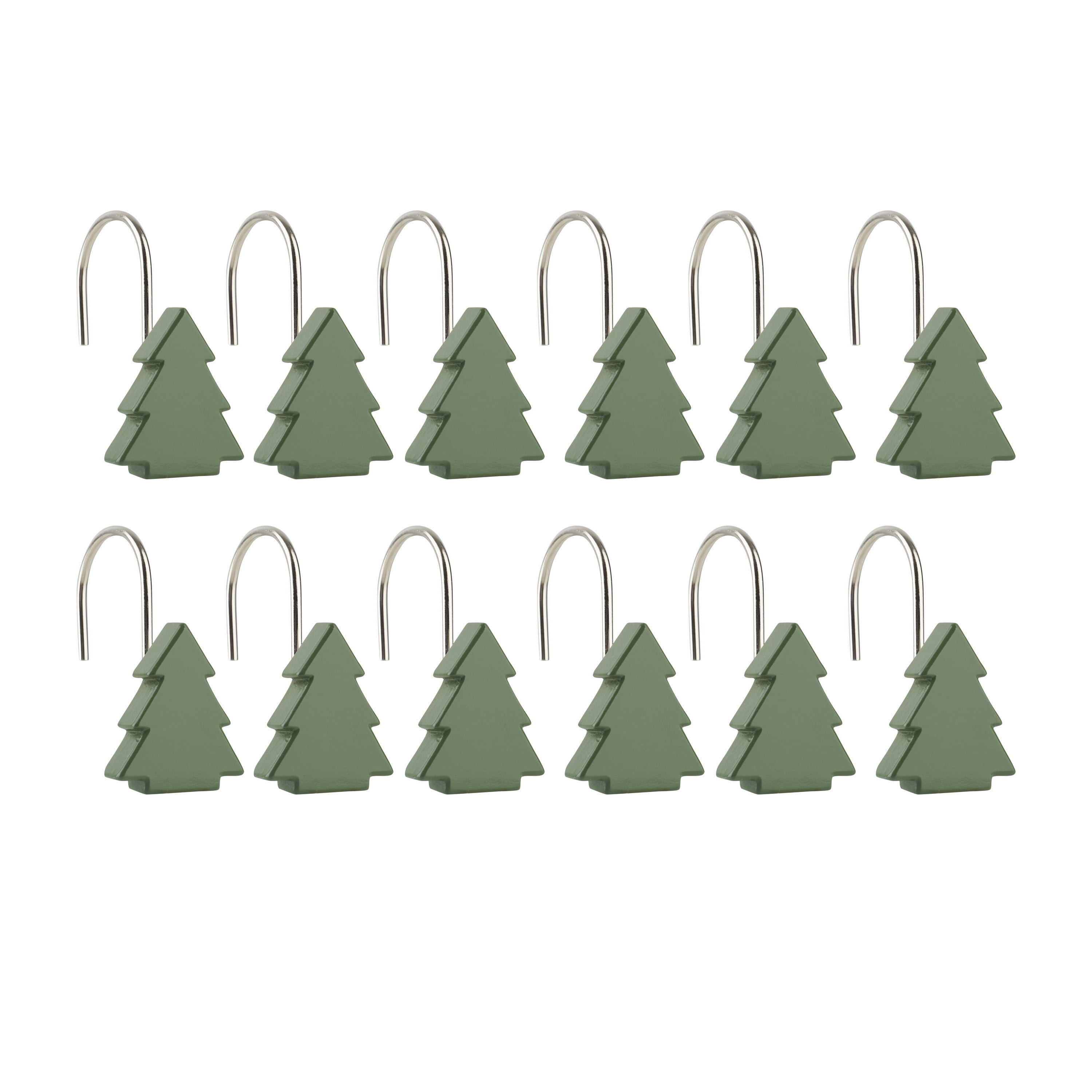 VCNY Home Santa Snowman 16-Piece Multicolor Polyester Shower Curtain Bath Set