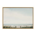 thumbnail image 3 of Kate and Laurel Sylvie Pale Sky Framed Canvas Wall Art by Emiko and Mark Franzen of F2Images, 23x33 Natural, Simple Skyline Landscape Nature Art for Wall, 3 of 7