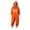 A140 Orange, variant on HOWPAY Adult Halloween Costumes Hooded Flannel Jumpsuit Relaxed Fit Cozy Autumn Winter Onesie Soft Halloween Outfit For Masquerade Party Sleepwear Halloween Costumes L