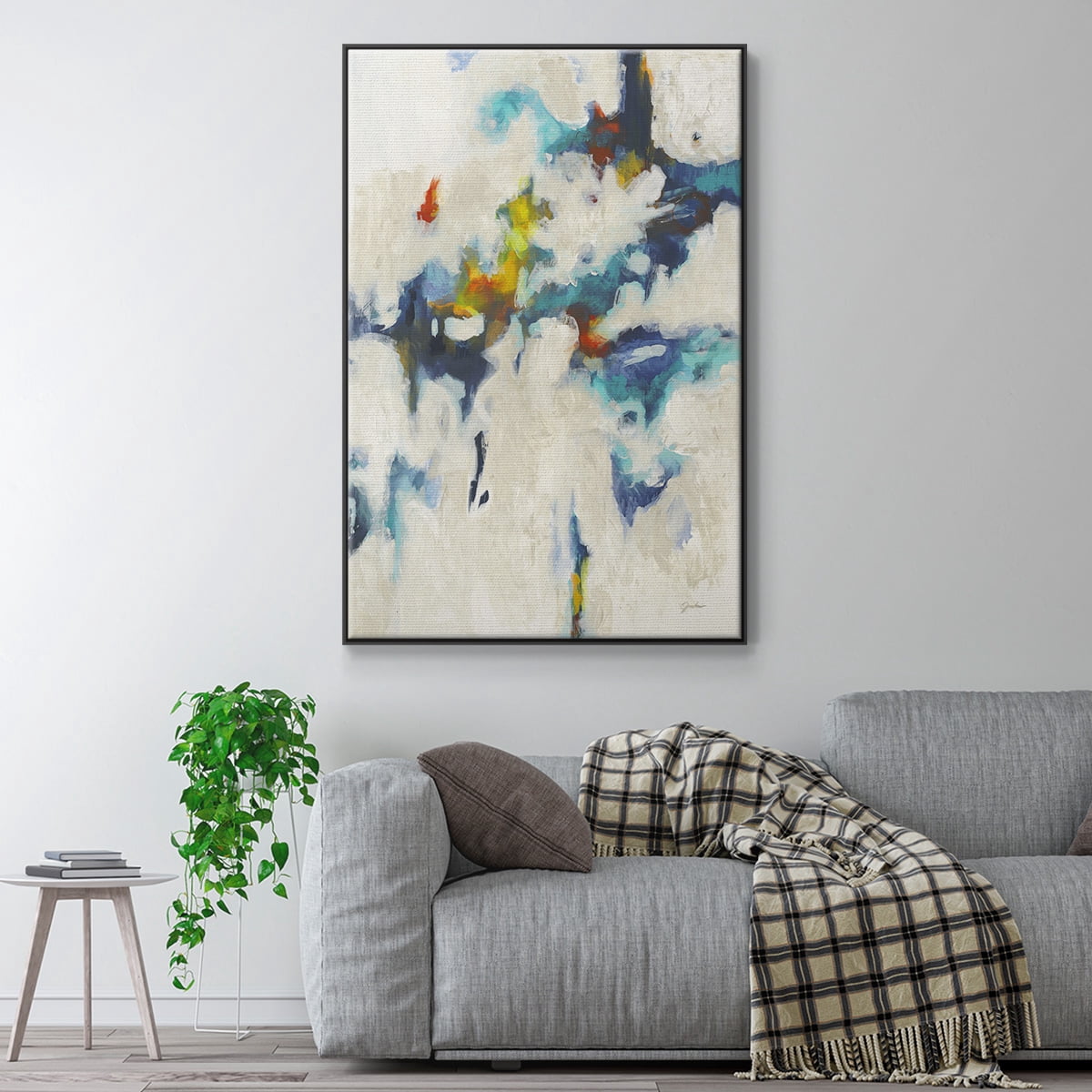 Find & Seek Framed Premium Gallery Wrapped Canvas - Ready to Hang - 27 x 41 - Black Floating Frame