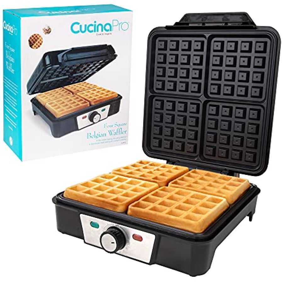 how to use cucinapro waffle maker