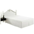 thumbnail image 2 of Marina Decoration Ultra Soft Silky Hotel Quality All Season Deep Pocket 16 Inch Drop Solid Tailored Rayon from Bamboo Bed Skirt, White Color, 2 of 3