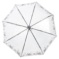 thumbnail image 1 of Folding Umbrella Automatic Transparent Umbrella Auto Open Foldable Umbrella, 1 of 2